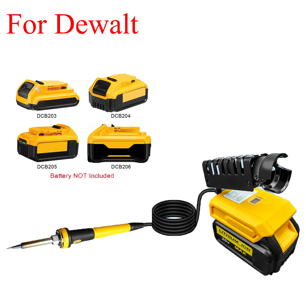 Diy Electronics Set - Tragbares Lötkolben-Set, kompatibel mit Dewalt 20