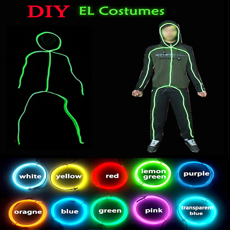Diy Electronics Set - Cosplay Streichholz-Männer Kostüme DIY Leuchtende Kostüme