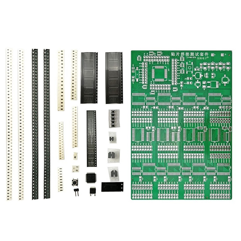 Diy Electronics Kits For Beginners - SMT-Lötübungsplatte, 300 SMD-Komponenten, hochintensives Lötübungsset für