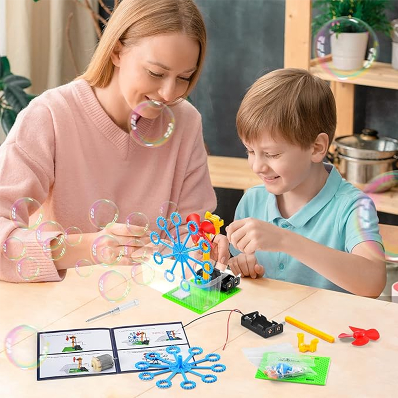 Diy Electronics Set - 6-teiliges Robotik-Set Wissenschaftsexperimente DIY Montagemodell Lernspielzeug