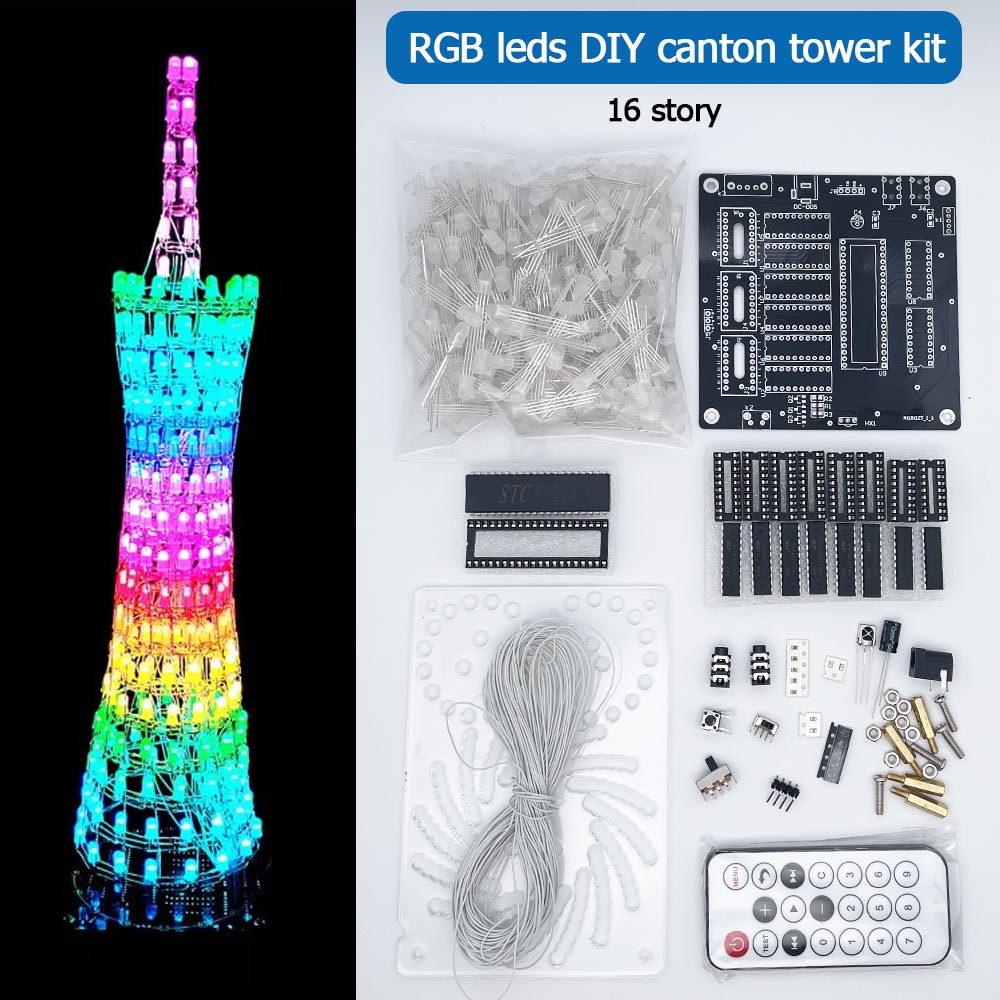 Diy Electronics India - DIY Elektronik-Lötset RGB LED Canton Tower