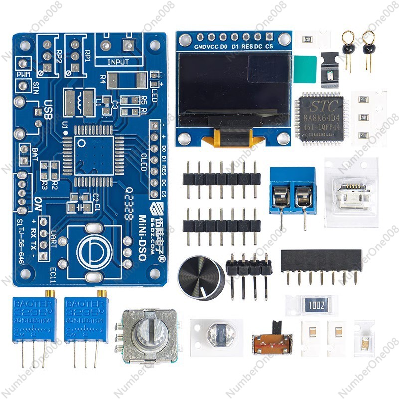 Oscilloscope Dso Mini - TJ-56-646 Mini DSO Oszilloskop DIY-Kit STC8