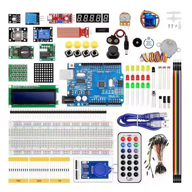 Diy Electronics Set - ABDE-RFID Starter-Kit für Arduino UNO R3,