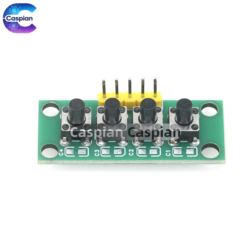 Diy Electronics Raspberry Pi - 1-10 Stück 1x4 4-Tasten Unabhängiges Tastenfeld-Modul