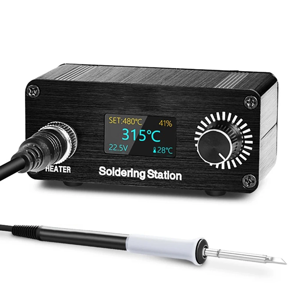 Diy Soldering Station No Electronics - Digitale T12-Lötstation mit einstellbarer Temperatur, 72