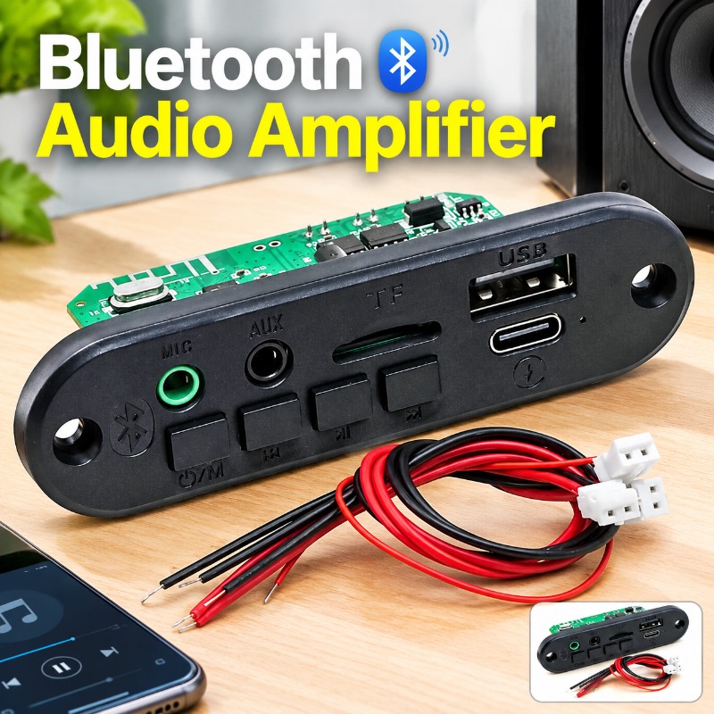 Diy Electronics Audio - Bluetooth-Modul Lautsprecher-Verstärkerplatine PCBA Schaltungsplatine Audio-Dekodierungs-Verdrahtungsplatine Handgefertigter