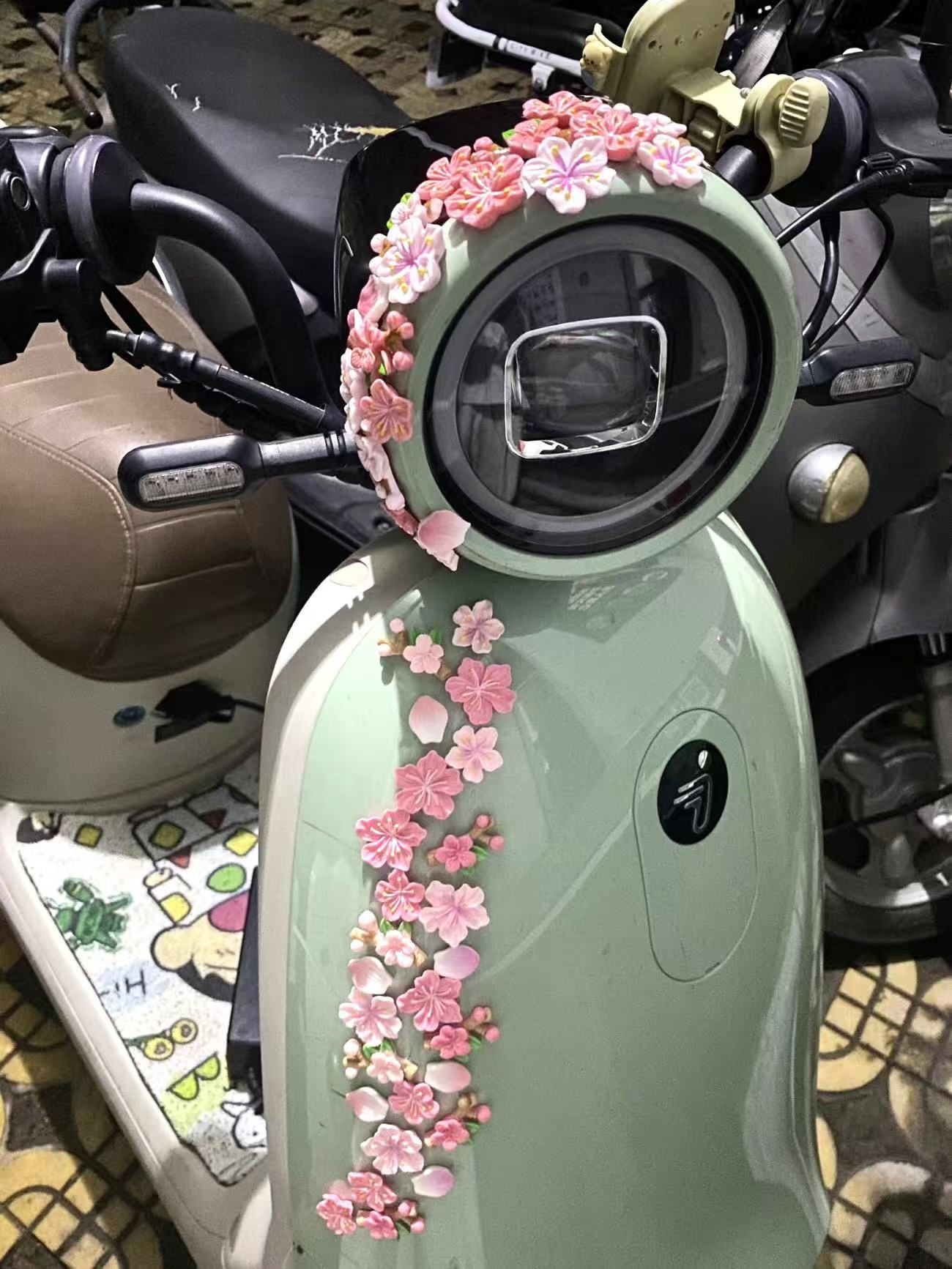 Pfirsichblüten-Autoaufkleber D – Diy Electric Car Bewertung und Preis