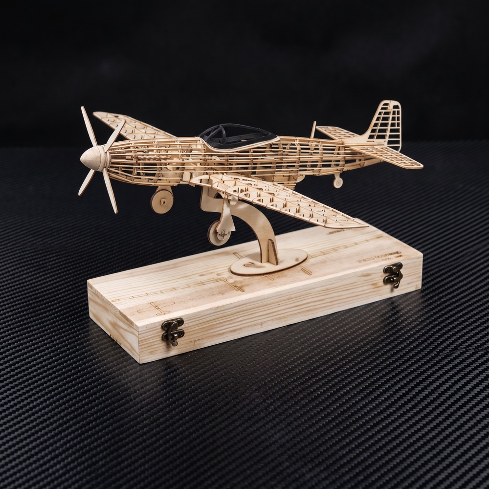 P-51D Mustang Statischer Balsa – Diy Electronics India Bewertung und Preis