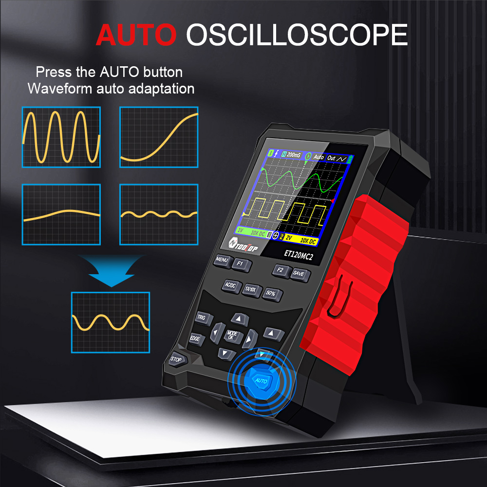 2024 neueste TOOLTOP ET120MC2  – Oscilloscope Dso Mini Bewertung und Preis