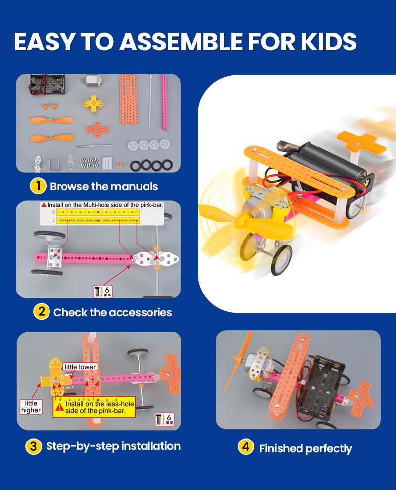 6-teiliges Robotik-Set Wissens – Diy Electronics Set Bewertung und Preis