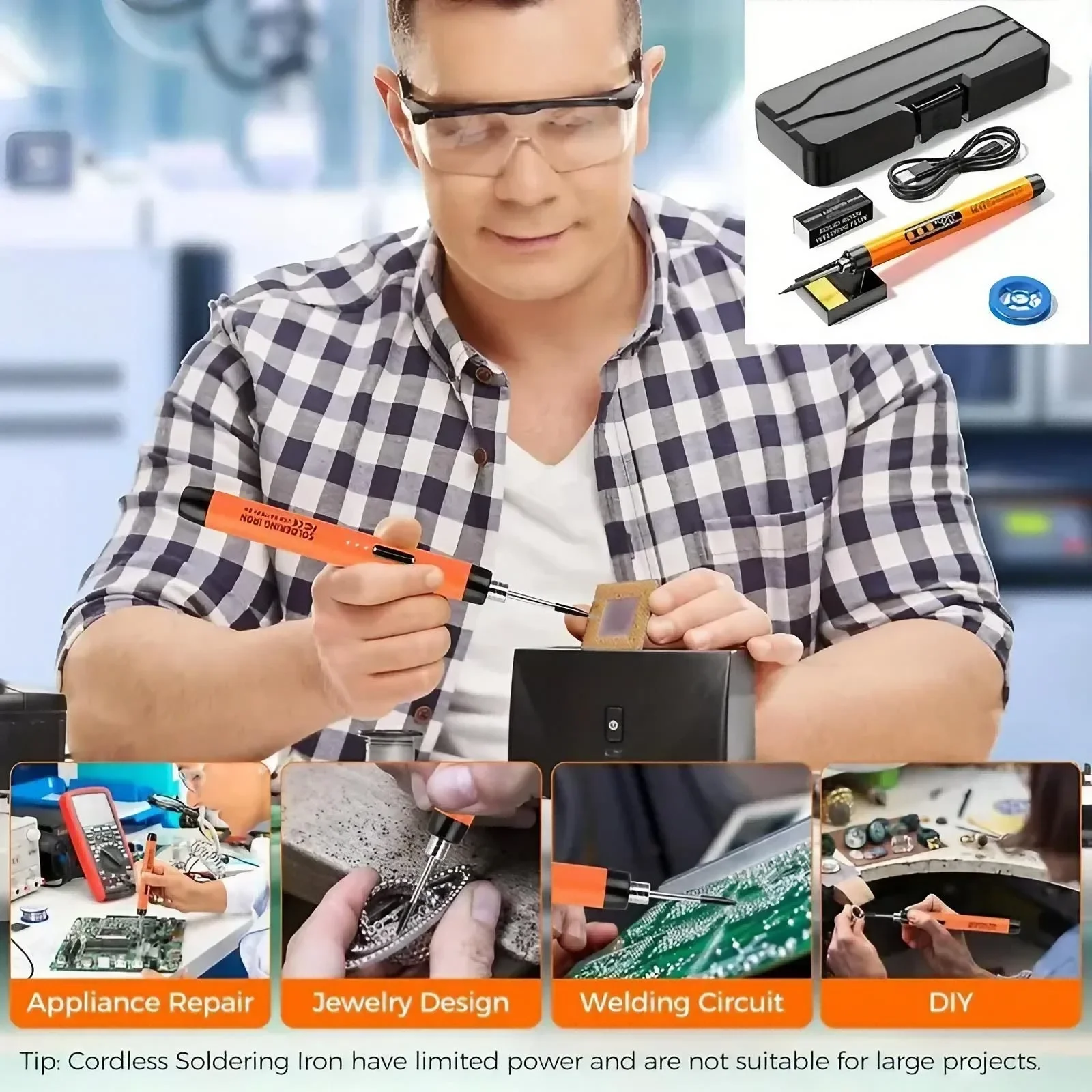 Präzisions-Akku-Mini-Lötkolben – Diy Electronics Bench Bewertung und Preis