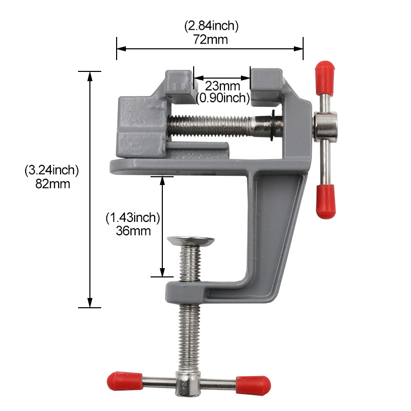 Robuster Mini-Aluminium-Schrau – Diy Electronics Bench Bewertung und Preis