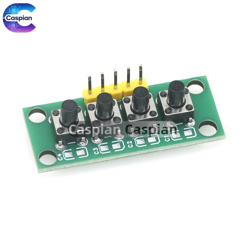 1-10 Stück 1x4 4-Tasten Unabhä – Diy Electronics Raspberry Pi Bewertung und Preis