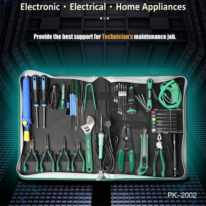 52-teiliges Pro'sKit PK-2002H  – Diy Electronics Bench Bewertung und Preis