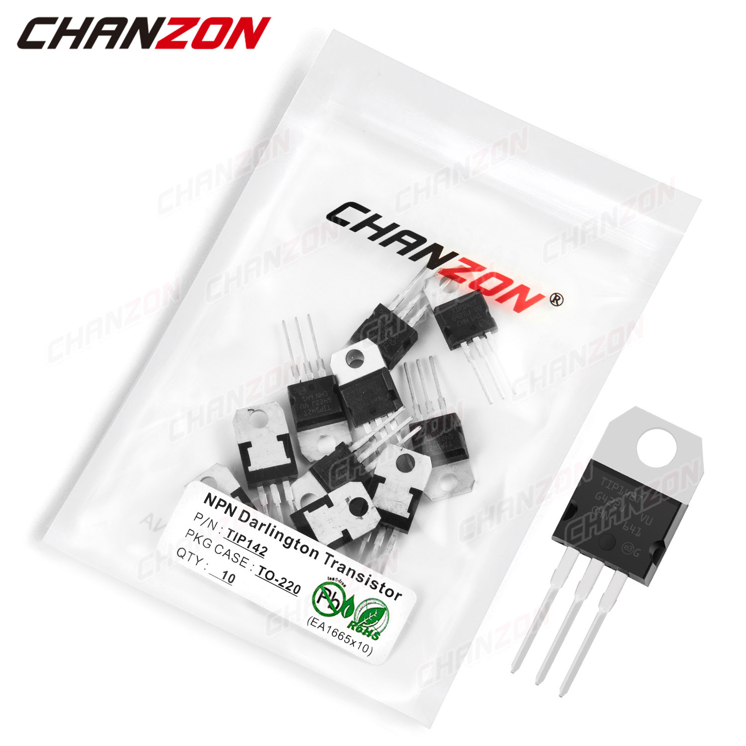 10Pcs TIP142 ZU-220 NPN Darlin – Diy Electronics For Sale Bewertung und Preis