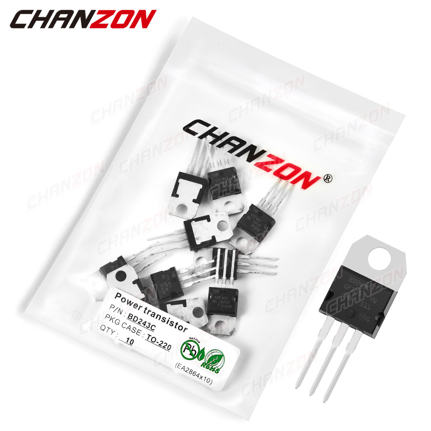10Pcs BD243C ZU-220 BD243 Powe – Diy Electronics For Sale Bewertung und Preis