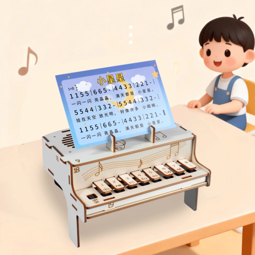 DIY Holz-Elektronisches Klavie – Diy Electronics Kids Bewertung und Preis