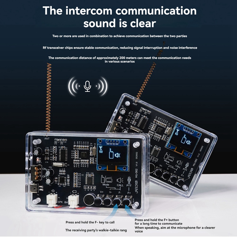 2er-Set Walkie-Talkie FM-Radio – Diy Electronics Soldering Kit Bewertung und Preis