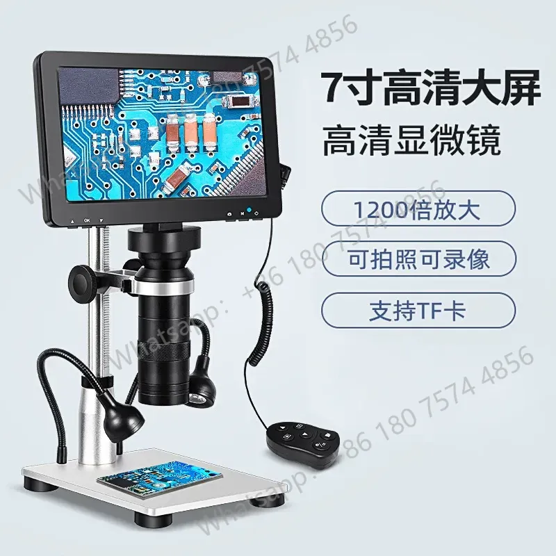 Neues DM9 7-Zoll-Großbild-Digi – Diy Microscope For Electronics Repair Bewertung und Preis