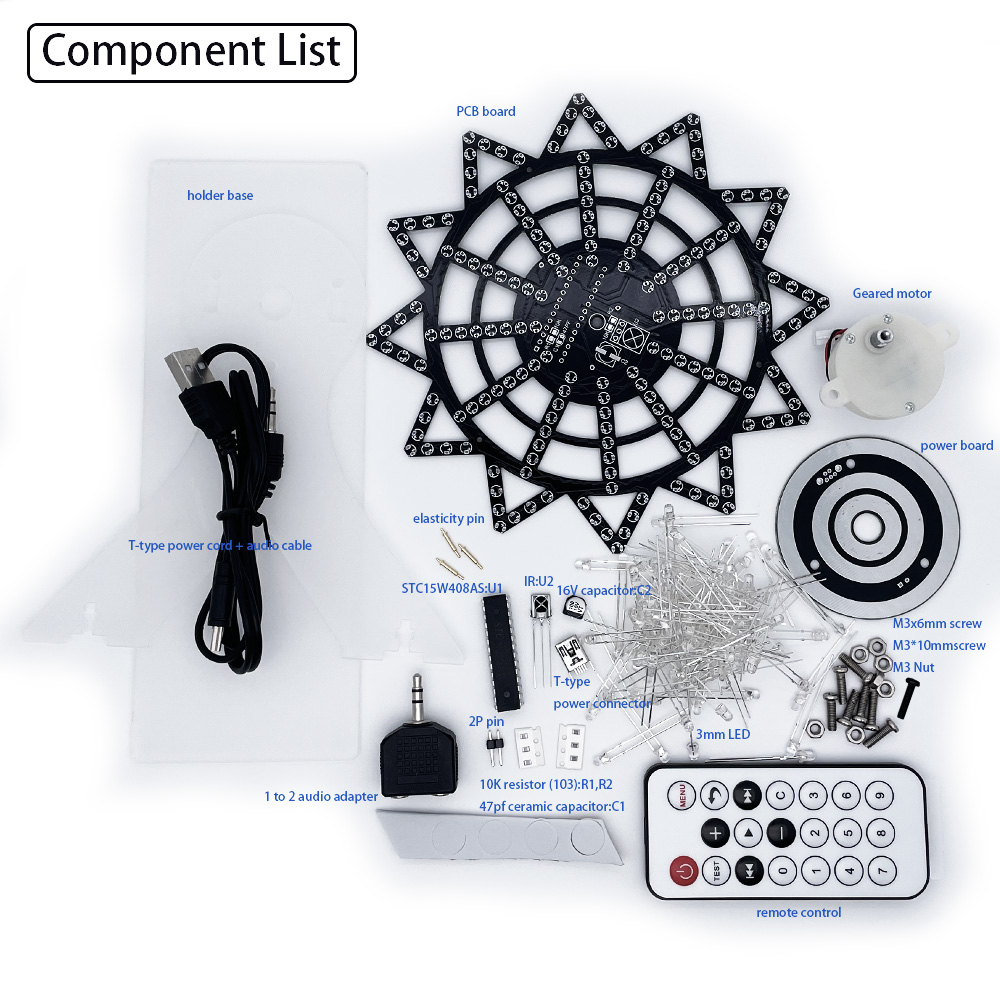 DIY elektronisches Kit LED rot – Diy Electronics India Bewertung und Preis
